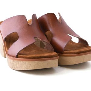 NWT Pierre Dumas Clara Platform Mules Size 7 1/2